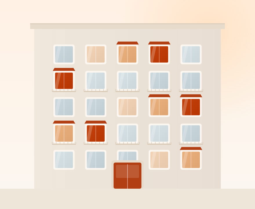 Façade d'un immeuble en copropriété